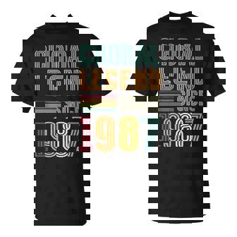 Choral Legend 1987 Singer 38 Years 38th Birthday Choir T-Shirt | Mazezy