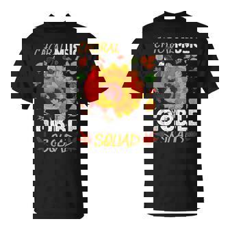 Choral Music Gobble Squad Turkey Thanksgiving Fall Tank Top T-Shirt | Mazezy