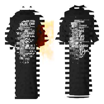 Christian Bible Verse Lion Of Judah Jesus God T-Shirt - Thegiftio