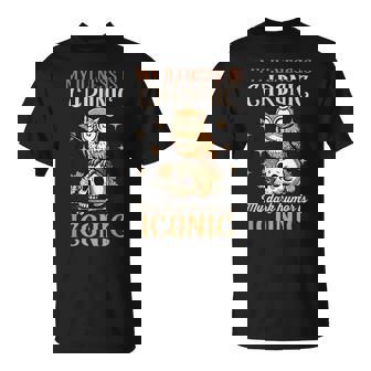 Chronic Spoonie My Illness Is Chronic My Dark Humor Iconic T-Shirt - Thegiftio