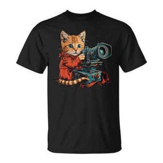 Cineasta Certificada De Gatos Para Hombres Y Es Camiseta unisex - Regaloses