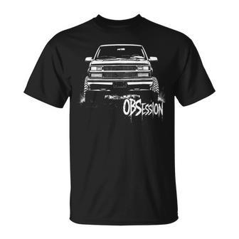 Ck Truck Silhouette Gmt400 Obs Obsession Old Body Style 4X4 T-Shirt - Thegiftio UK