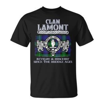 Clan Lamont Scottish Lamont Surname T-Shirt - Thegiftio