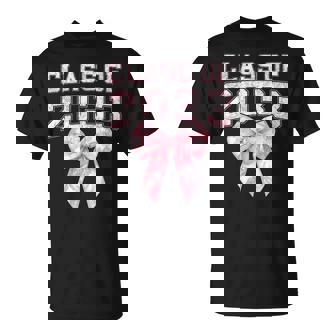 Class Of 2033 Preppy Coquette Bow Girl First Day Of School T-Shirt | Seseable UK