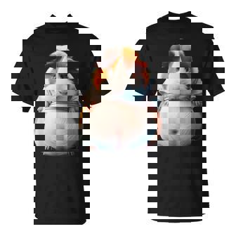 Cochon D'inde Amusant Et Moelleux Avec Grosentre Gros Amateur De Cochon D'inde T-Shirt - Cadeauxyz