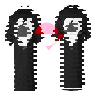 Cœur Avec Drapeau Du Groenland Cadeau D'amour Du Groenland T-Shirt - Cadeauxyz