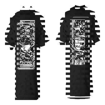 The Coffee Tarot Cards Skeleton Coffee Tarot Card T-Shirt - Thegiftio