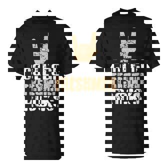 College Freshman Rocker Hand Statement Tank Top T-Shirt | Mazezy