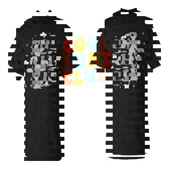 Colorido Floral Retro Groovy Cool Aunt Club Tías Tías Camiseta unisex - Regaloses