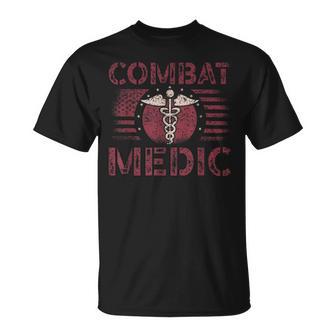 Combat Medic Veterans Soldier Veteran's Day Combat Veteran T-Shirt - Thegiftio UK