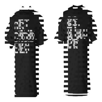 Concritta Best Cat Dad Ever Maglietta - Novitaregali