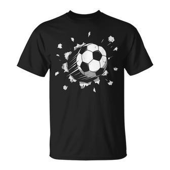 Cool Soccer Ball Graphic Youth Soccer T-Shirt | Seseable CA