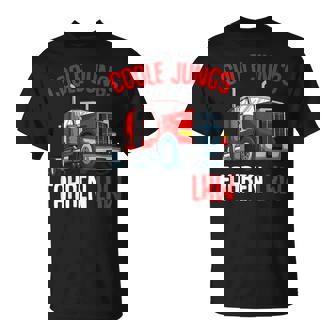 Coole Jungs Fahren Lkw Fahrer Trucker Kinder Jungen T-Shirt - Seseable