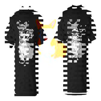 Corgi Dad Pembroke Welsh Corgi Dog Lover Father T-Shirt - Thegiftio