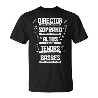 Coro Cantante Cantante Divertido Camiseta unisex - Regaloses
