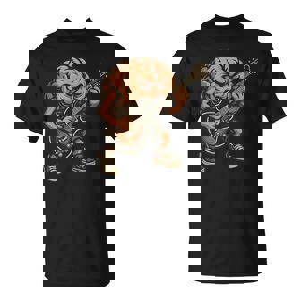 Costume De Cerveau Amusant Avec Guitare Électrique Pour Les Amateurs De Rock T-Shirt - Cadeauxyz