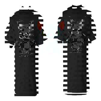 Costume De Chat Mignon Avec Chauve-Souris Pour Les Amateurs De Chats Chauve-Souris T-Shirt - Cadeauxyz