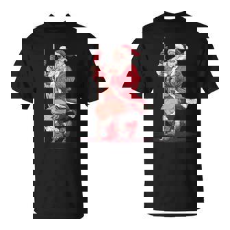 Costume De Danseur De Noël Pour Les Amateurs De Pole Dance Et De Père Noël T-Shirt - Cadeauxyz