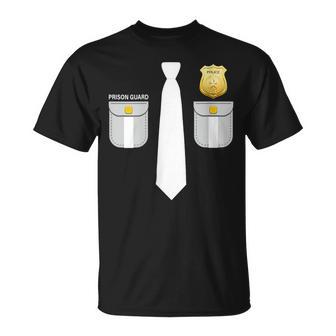 Costume De Gardien De Prison Américain T-Shirt - Cadeauxyz
