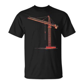 Costume De Grue À Tour De Construction Pour Les Amateurs De Construction T-Shirt - Cadeauxyz