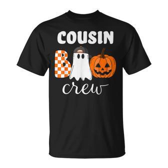 Cousin Boo Crew Halloween Pumpkin T-Shirt - Monsterry