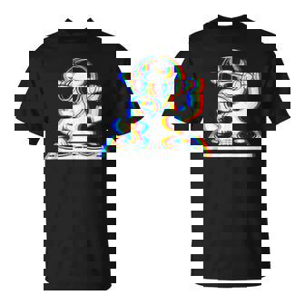 Cow DJ Glitch Rave EDM Music Party Tank Top T-Shirt | Mazezy