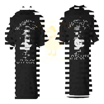 Cowboy Silly Goose Baby Announcement Expecting Pregnancy T-Shirt - Monsterry