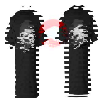 Crane Rouge Japonaise Tsuru T-Shirt - Cadeauxyz