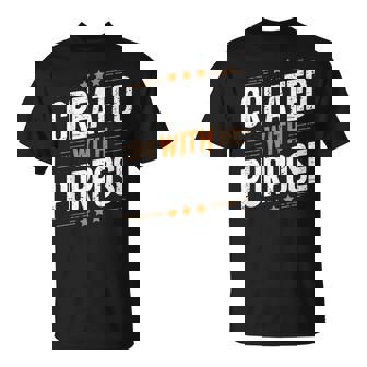 Created With Purpose Gospel Christian Pray Faith Bible Verse T-Shirt | Mazezy