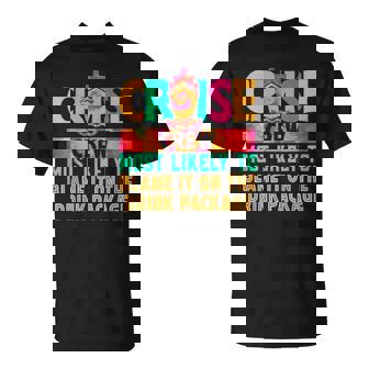 Cruise Crew Most Likely To Blame It On The Drink Package T-Shirt - Thegiftio
