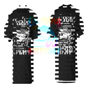 Cruising Into My 60Th Birthday 60 Years Old Birthday Cruise T-Shirt - Thegiftio