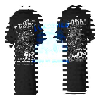 I Crushed 67 33 Days Of School Boy Truck 100Th Day Boys T-Shirt | Seseable FR