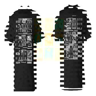 Cryptid Monster Stamps T-Shirt - Monsterry