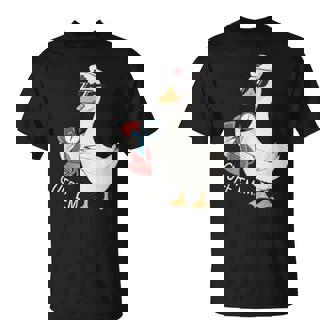 Cuff 'Em Goose Nurse Silly Goose Meme Er Nurse T-Shirt | Seseable CA