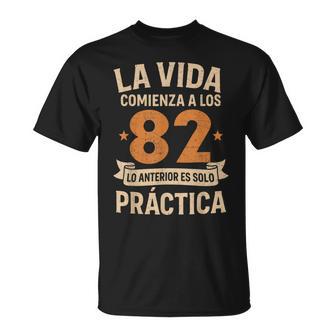 Cumpleaños 82 Años Divertido Laida Comienza A Los 82 Camiseta unisex - Regaloses