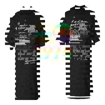 Cumpleaños Hombre Regalos Legendario Desde Enero 1974 Camiseta unisex - Regaloses