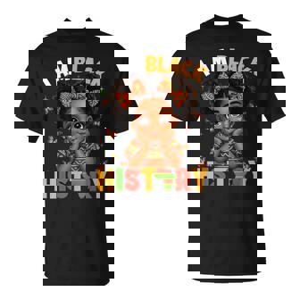 Cute I Am Black History Afro Girl Little Melanin Princess T-Shirt - Monsterry