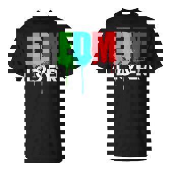 Cute Edm Cool Edm Lover Rave ホワイトインク Tシャツ - Kawaiitshirt