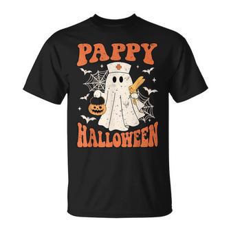 Cute Boo Ghost Nurses Pappy Halloween Obgyn Speculum T-Shirt - Thegiftio UK