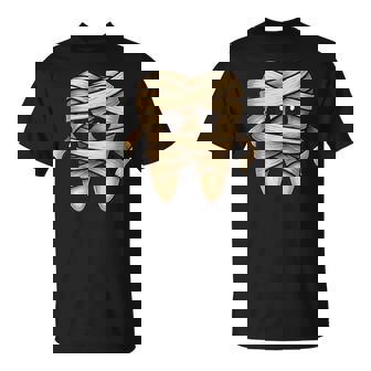 Cute Mummy Tooth Dentist Spooky Halloween Dentistry T-Shirt | Mazezy