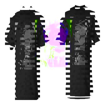 Cybergoth Cybercore Grunge Punk Goth Girl Alt Anime Manga T-Shirt - Monsterry