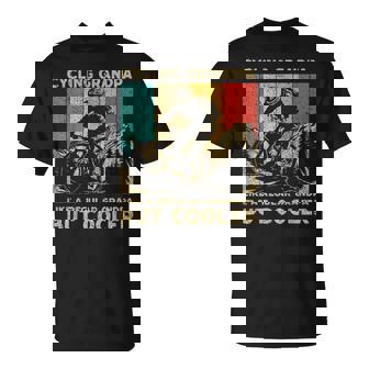 Cycling Grandpa Bicycle Riding Cyclist Mens T-Shirt - Thegiftio