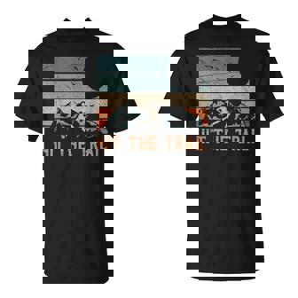 Da Corsa In Montagna Trail Running Hit The Trail Maglietta - Novitaregali