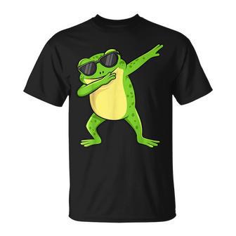 Dabbing Frog Sunglasses Frog Animal T-Shirt - Thegiftio UK