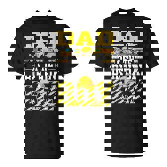 Dad Of The Birthday Boy Construction Truck T-Shirt | Seseable CA