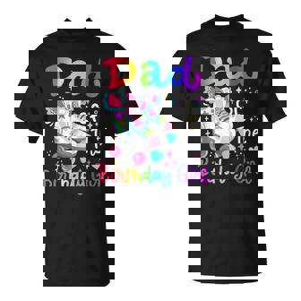 Dad Of The Birthday Girl Skater Roller Skate Family Party T-Shirt - Thegiftio