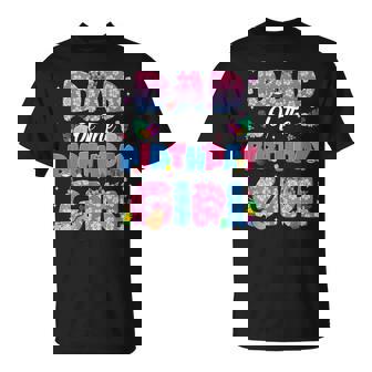 Dad And Mom Of The Birthday Girl Party Decor Family Matching T-Shirt - Monsterry