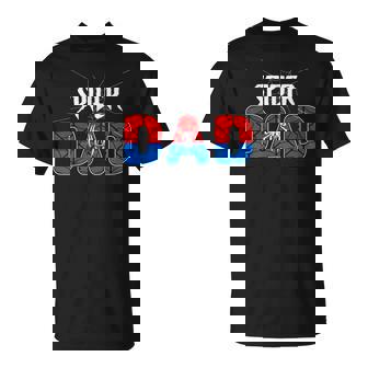 Dad And Mom Spider Family Matching Birthday Halloween T-Shirt - Monsterry