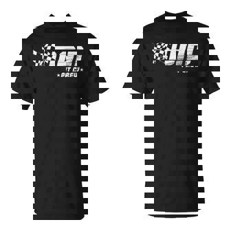 Dad Pit Crew Race Car Birthday Family Matching Pit Crew T-Shirt | Seseable CA