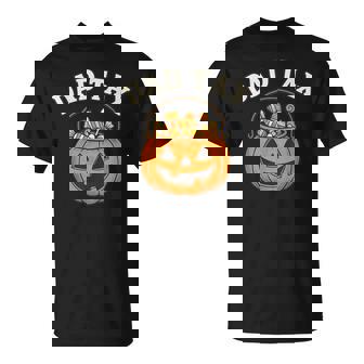 Dad Tax Halloween Trick Or Treat Candy Pumkin Dad Joke T-Shirt | Mazezy